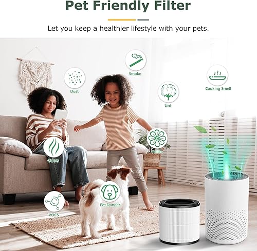 Miniatura 5 de HAPF360 Filtro de repuesto tipo J compatible con Holmes True HEPA 360 Puri-fier de aire HAP360W y Bionaire True HEPA 360° Puri-fier de aire, paquete