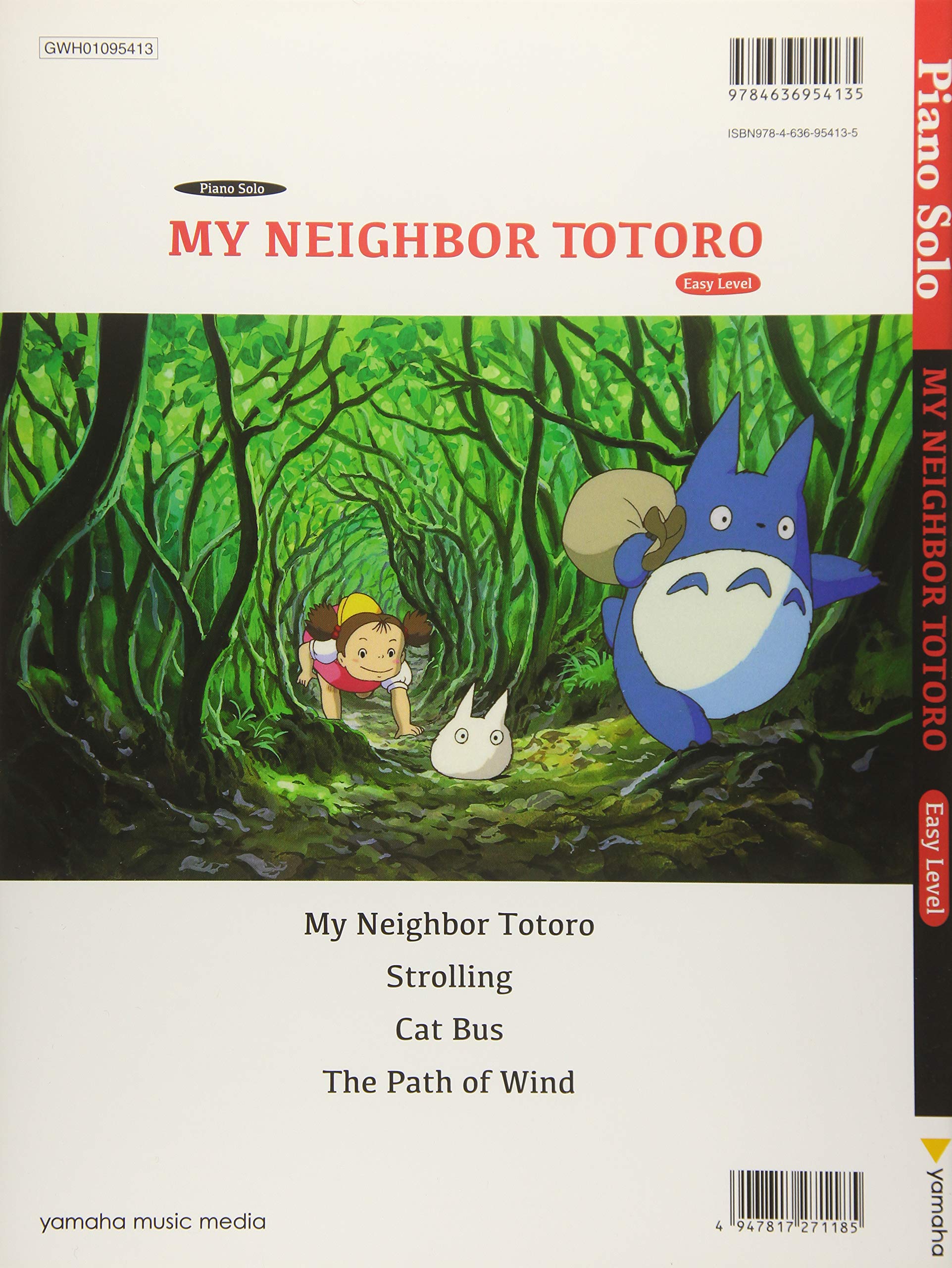 MY NEIGHBOR TOTORO - 4 TITRES MON VOISIN TOTORO- PIANO - NIVEAU FACILE - STUDIO GHIBLI
