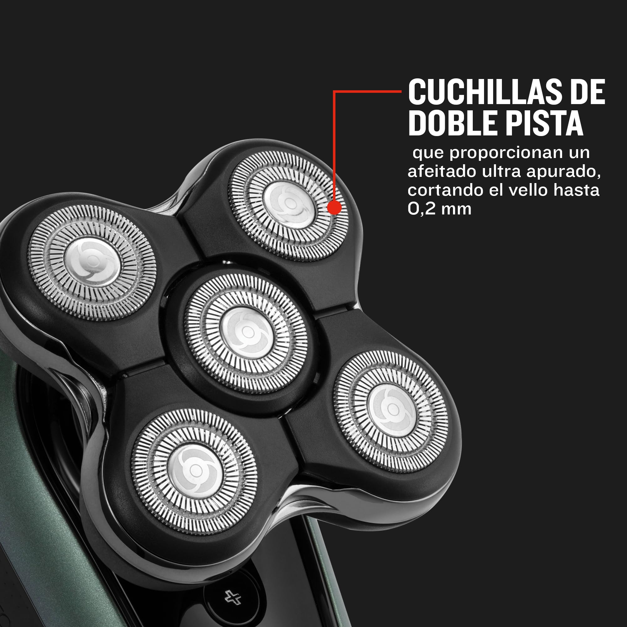 Remington Afeitadora Cabeza Hombre [30% más flexibilidad] RX7 Ultimate Series afeitadora para calva , inalámbrica, recargable, 5 cabezales flexibles, 100% resistente al agua, neceser XR1600