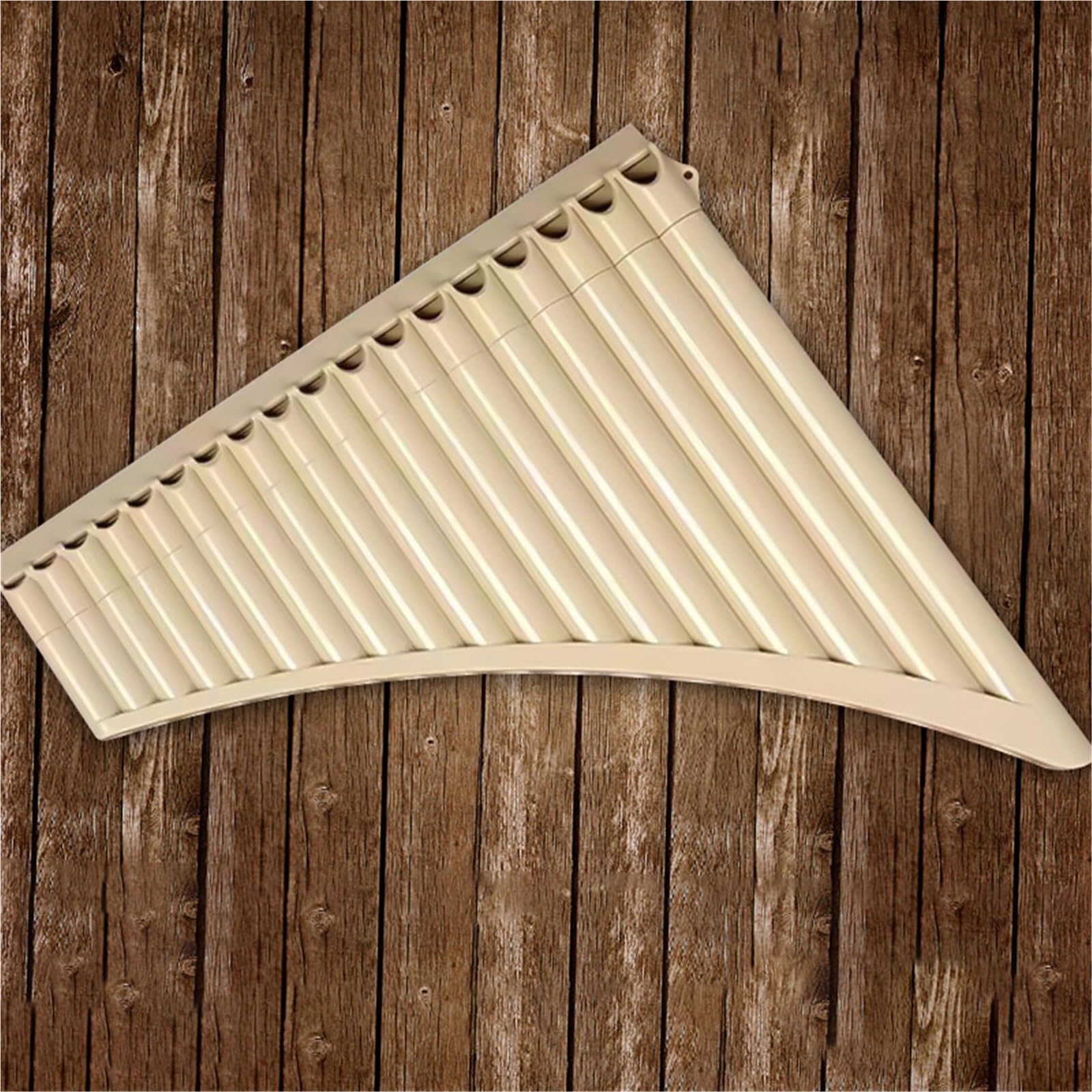 Pan Flute Instrument Pan Flute 16/18 Hole ABS Resin Detachable Beginner Wind Instrument Pan Flute(18)