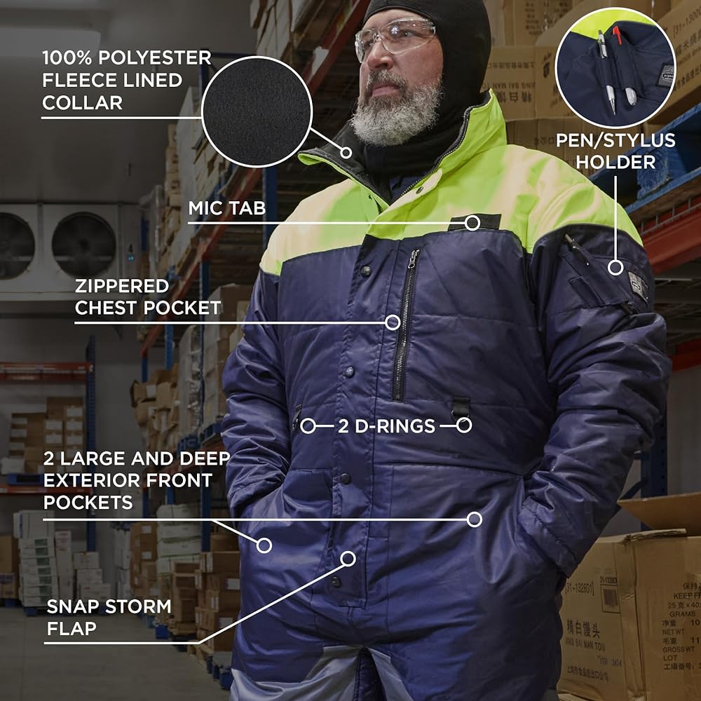 Amazon.com: Ergodyne N-Ferno 6475 Insulated Freezer Suit, Cold