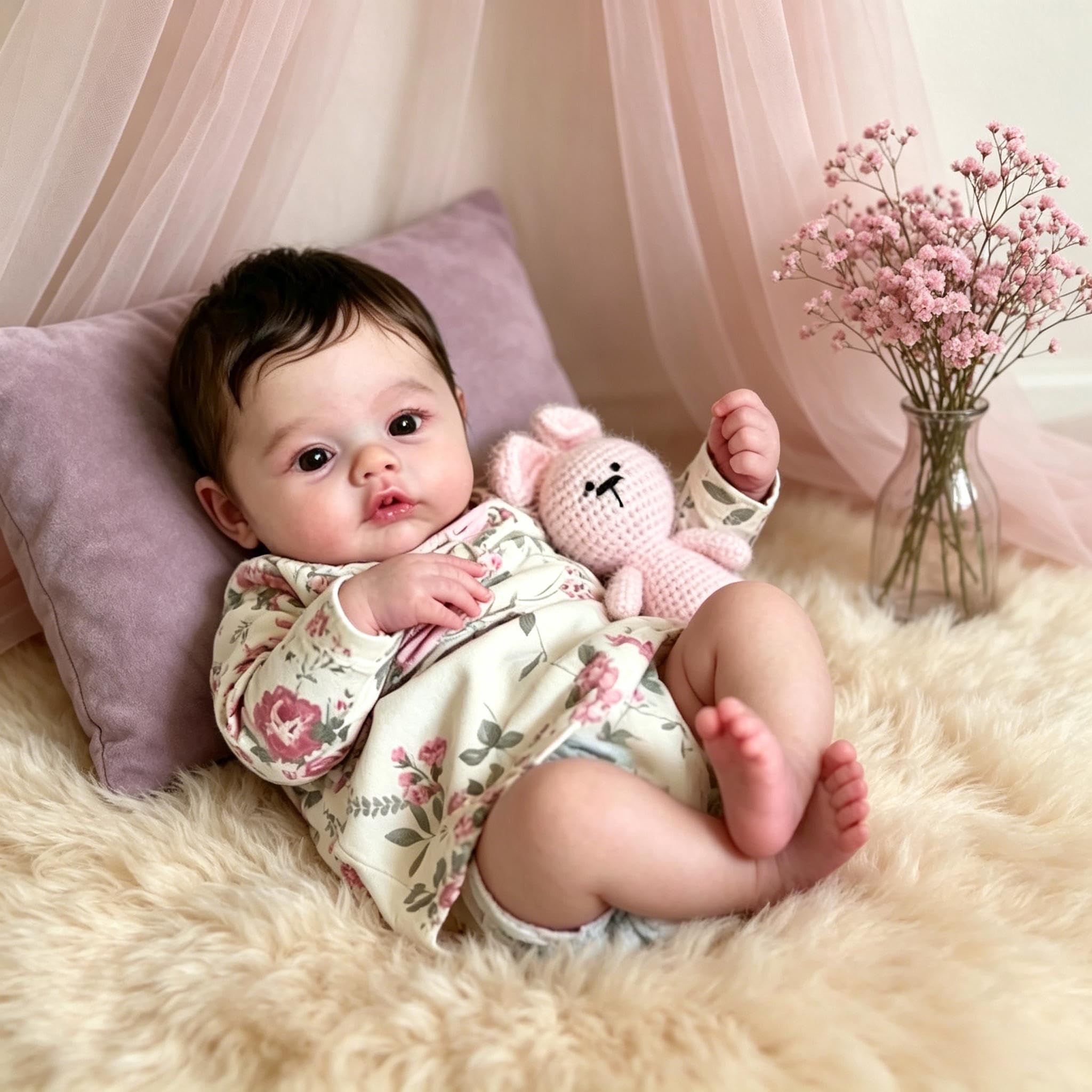 RXDOLL 45 cm Reborn Baby Dolls silikonowe całe ciało realistyczna lalka noworodka niemowlę miękka winylowa dziewczynka prawdziwe życie Reborn lalki realistyczne niemowlęta wodoodporna zabawka prezenty