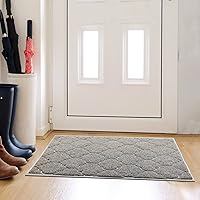 Vista 3 de Tapete para puerta al aire libre, 24 x 36 pulgadas, tapete de bienvenida para entrada, tapete para entrada del hogar, tapete de piso