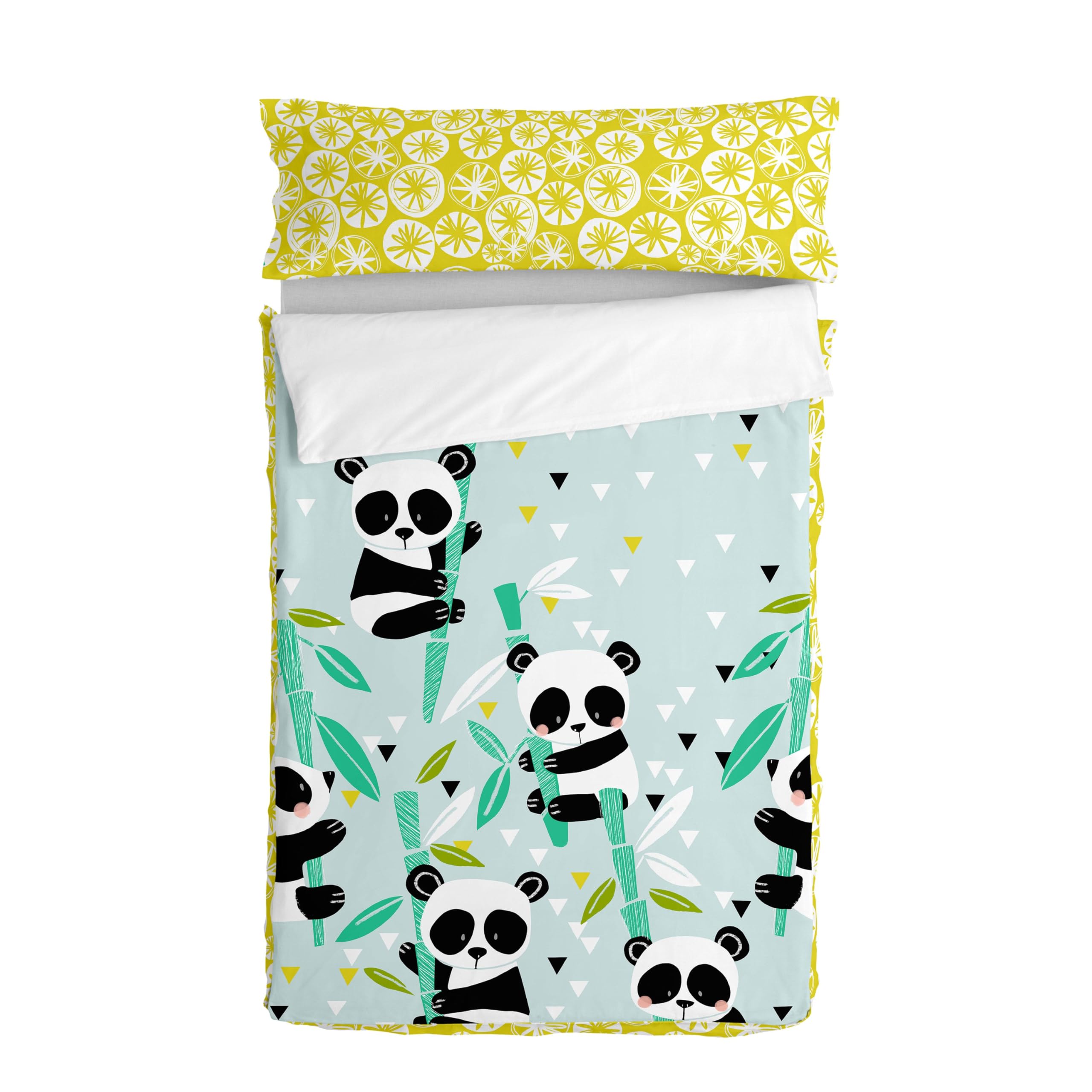 Panda Garden Blue Saco nórdico