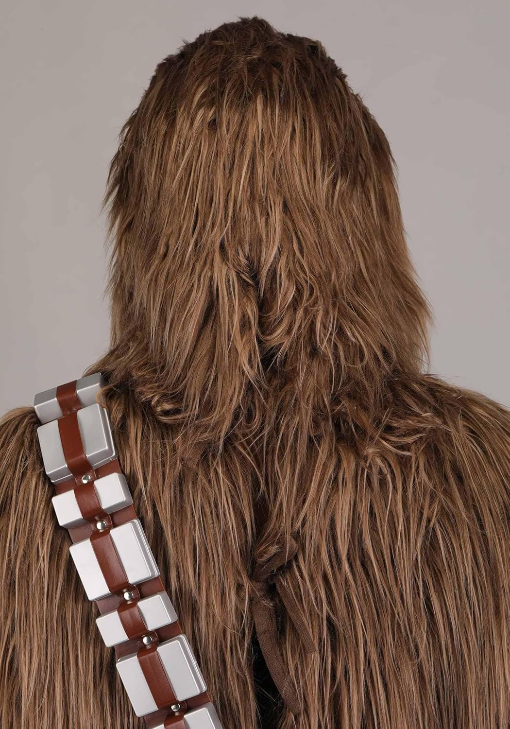 Adult Star Wars Chewbacca Premium Costume | Wookiee Jumpsuit, Padded Mask, Gloves and Bandolier Satchel - Image 8