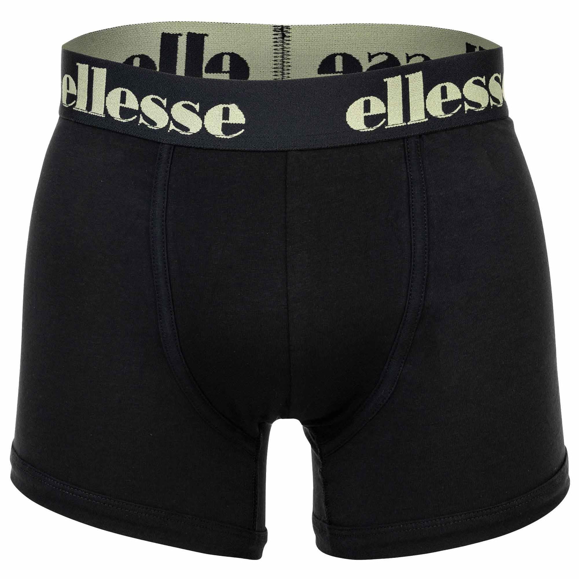 Ellesse Herren Boxer Shorts, 7er Pack - Yema Boxershorts, Logobund, Ohne Eingriff, Cotton Stretch