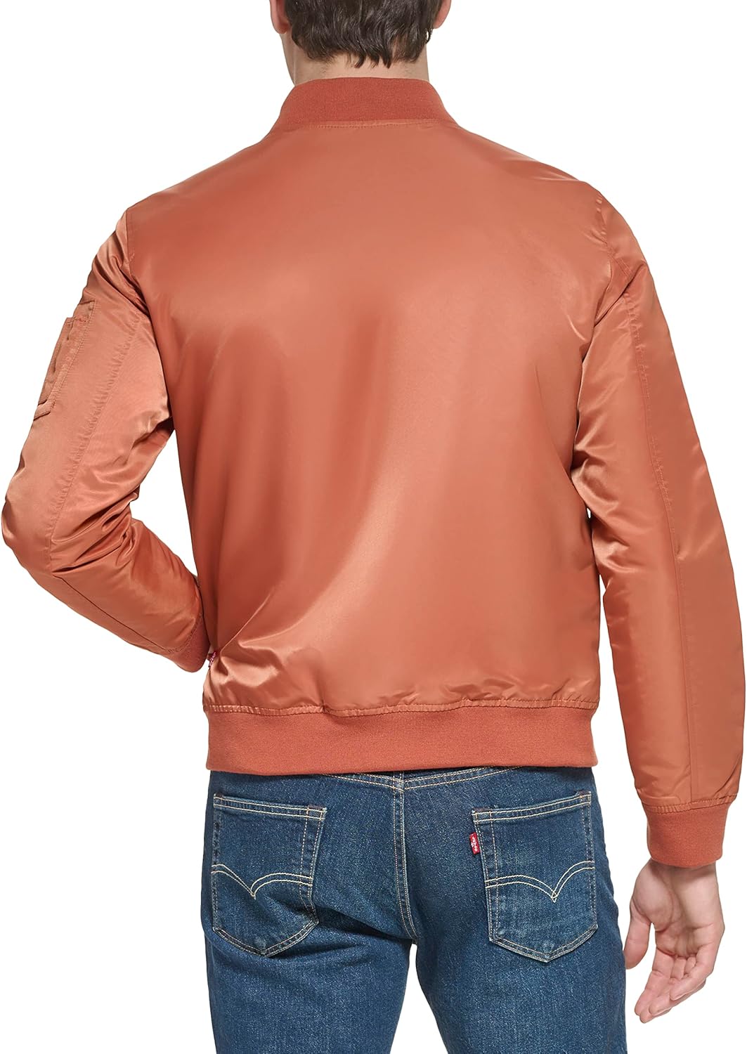 Levi's Men's Flight Satin Unfilled Ma-1 Bomber - Image 3