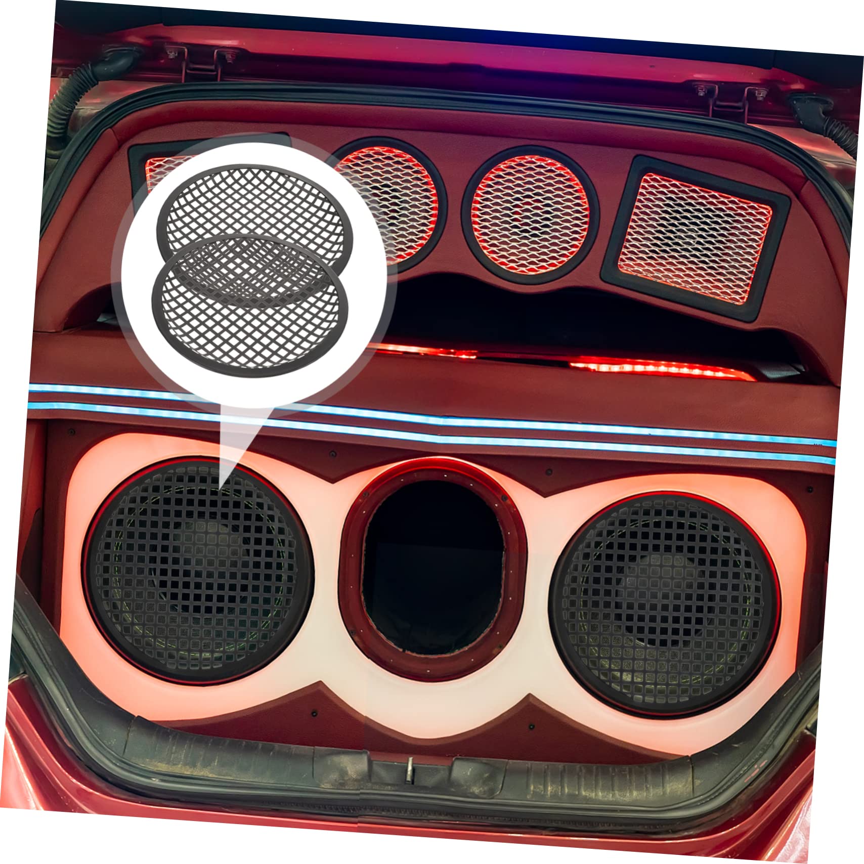 ULDIGI Loudspeaker Grill Cover Car Speaker Mesh Net Protective Cover for Car Speakers