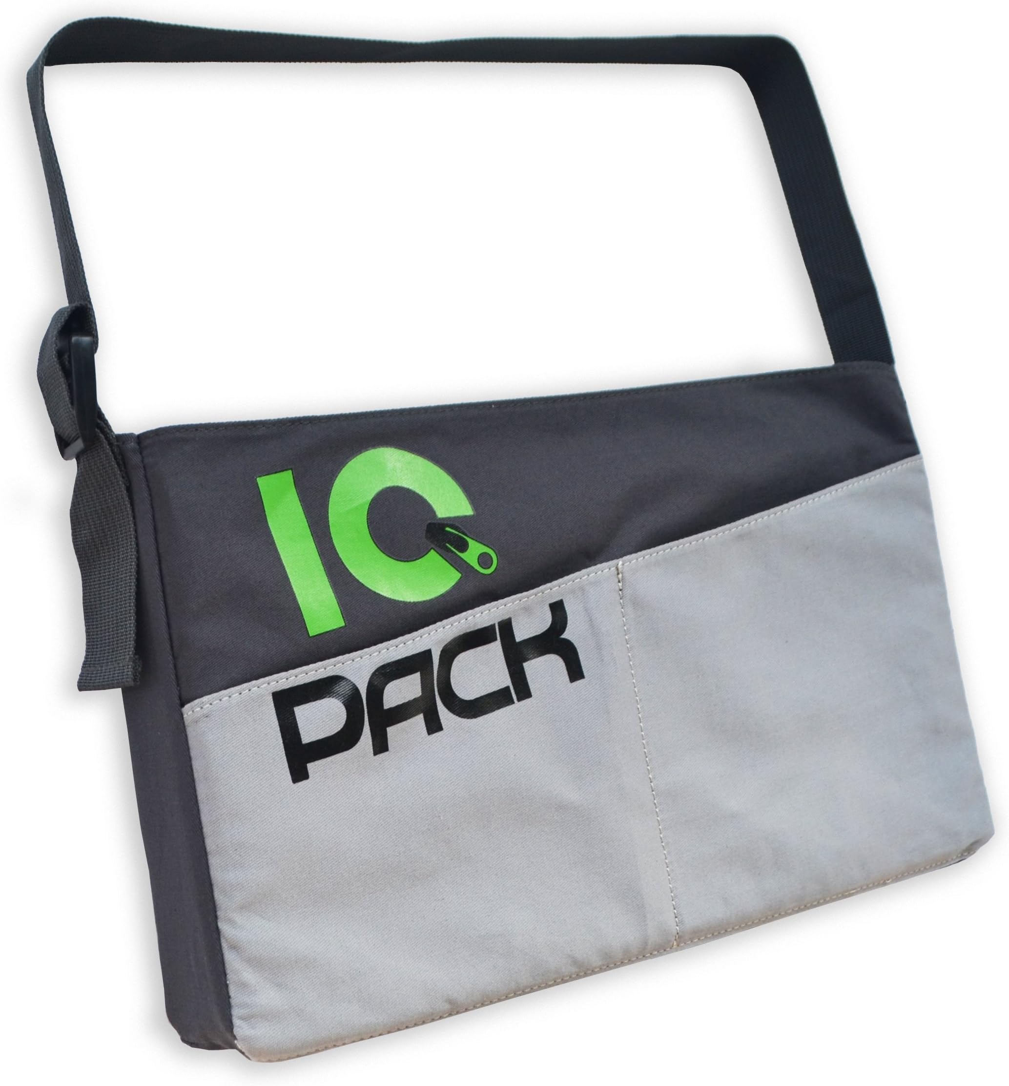 Airplane Back Seat Organizer Travel Hanging Bag Multi Pocket Storage IQPack, Green Logo