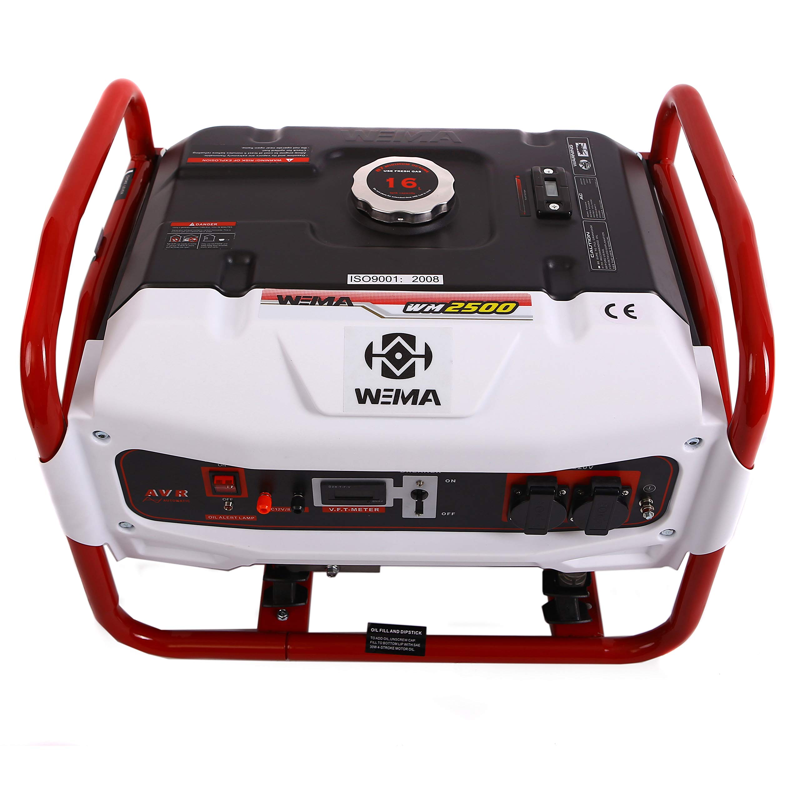 Weima WM2500B 6,5 PS AVR 2500 W generator prądu benzynowego, agregat prądotwórczy, agregat prądotwórczy