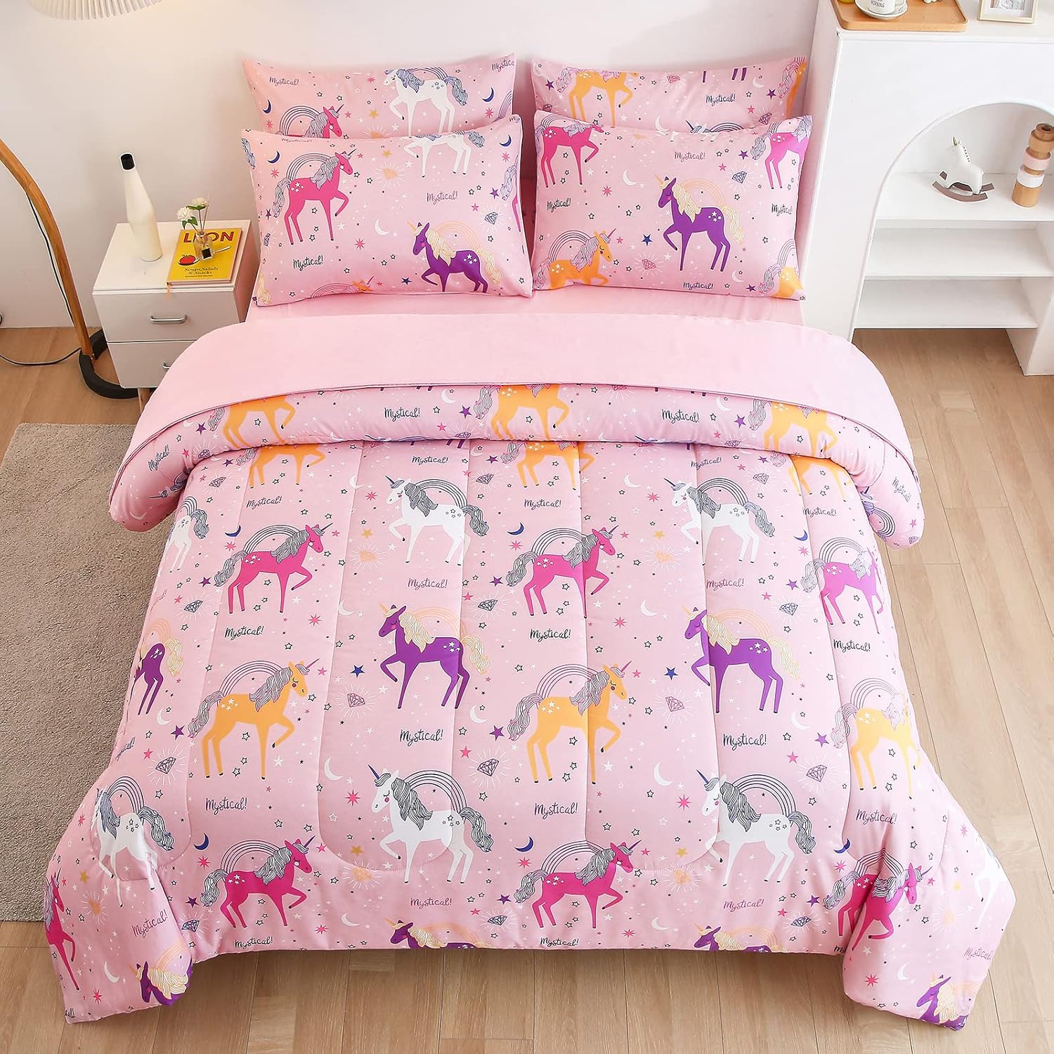 unicorn twin comforter sets