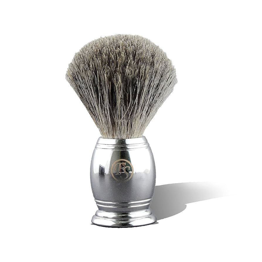 Amazon.co.jp: 男性用シェービングブラシ、Pure Badger クロム
