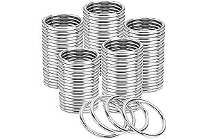 PETKNOWS 1 Inch O Ring: Enhance Durability and Functionality with 90PCS Heavy Duty Metal Rings