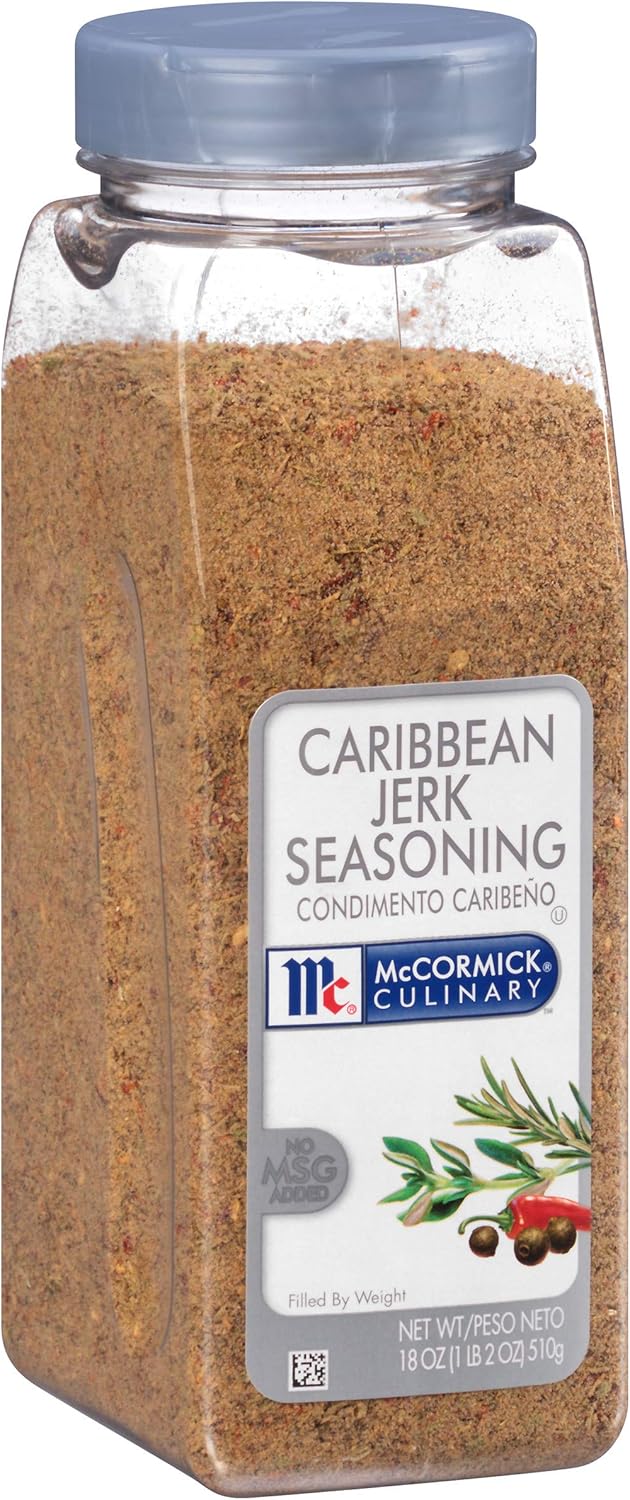 McCormick Culinary Caribbean Jerk Seasoning, Dry Jerk Seasoning, 18 oz Pantry