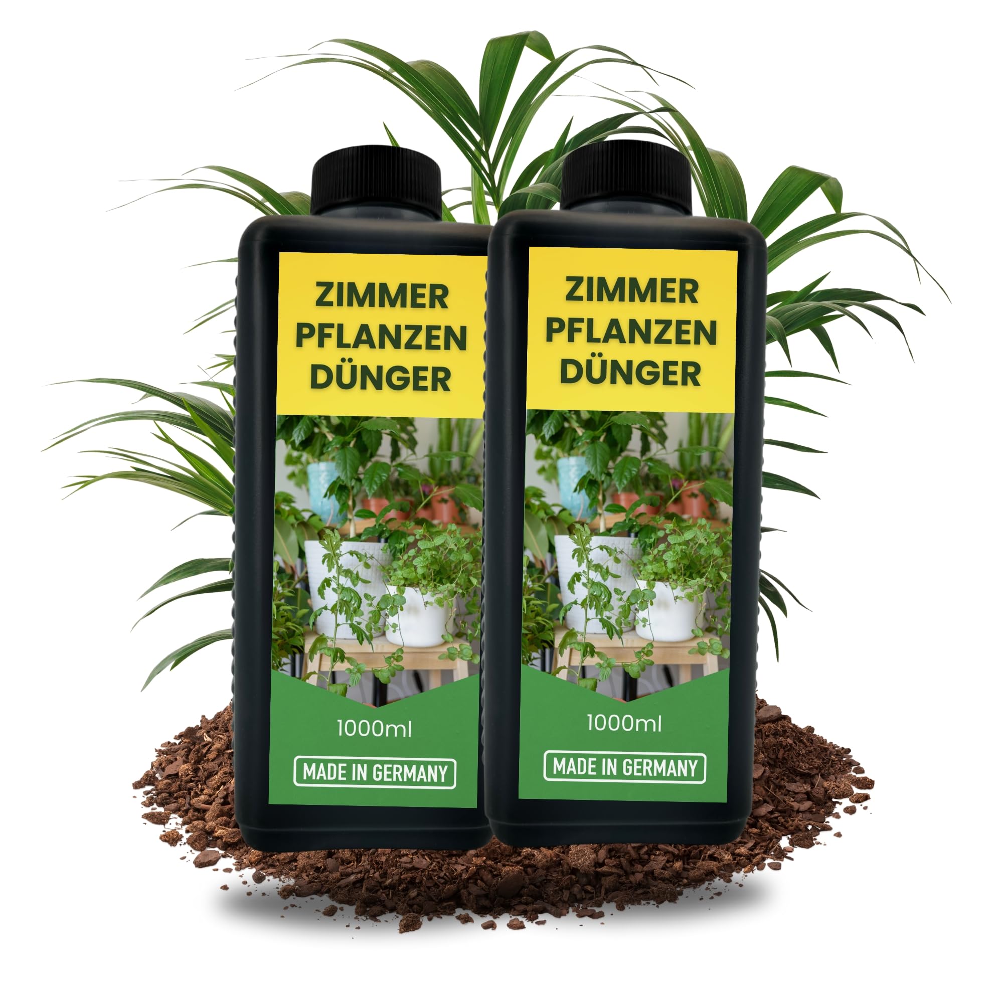 TronicXL 2 l d'engrais liquide pour plantes d'intérieur - Fabriqué en Allemagne - 2000 ml - Engrais liquide pour plantes d'intérieur - Engrais pour plantes vertes - Engrais pour plantes vertes -