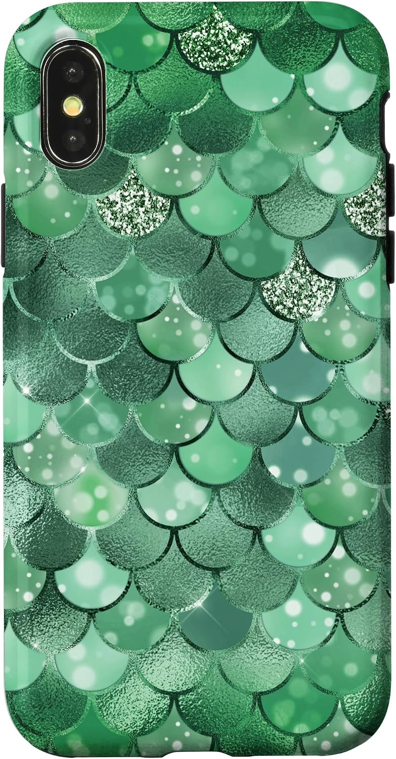 Sea Foam Green Mermaid Phone Case for iPhone X/XS