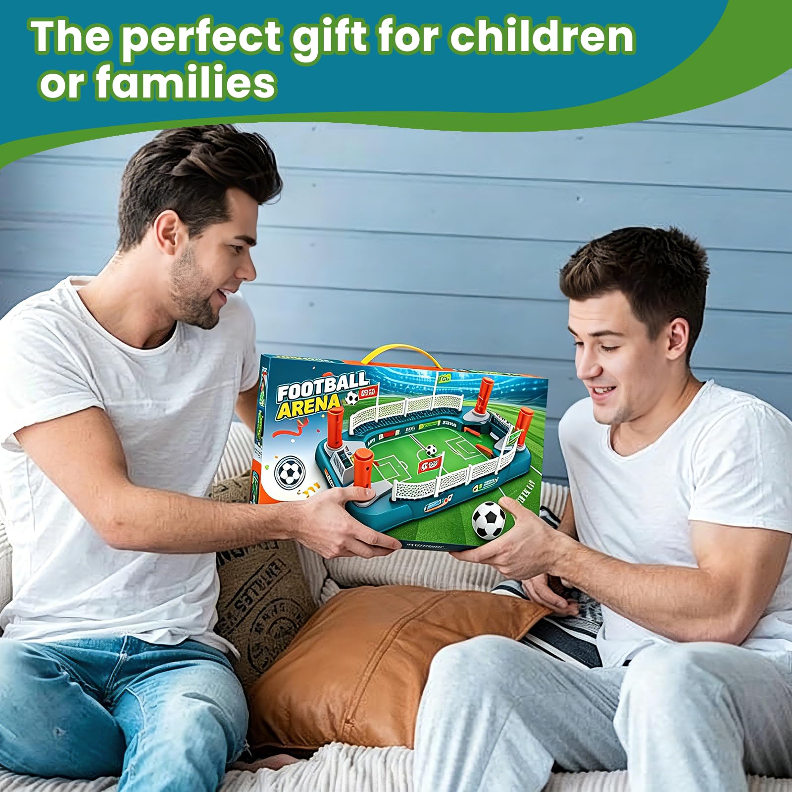 Jeu de Société Football de Table, Interactif Babyfoot Enfant, Goût Jouet de Table de Football, Cela Contribue à Améliorer la Coordination œil Main, pour Les Enfants et Les Adultes