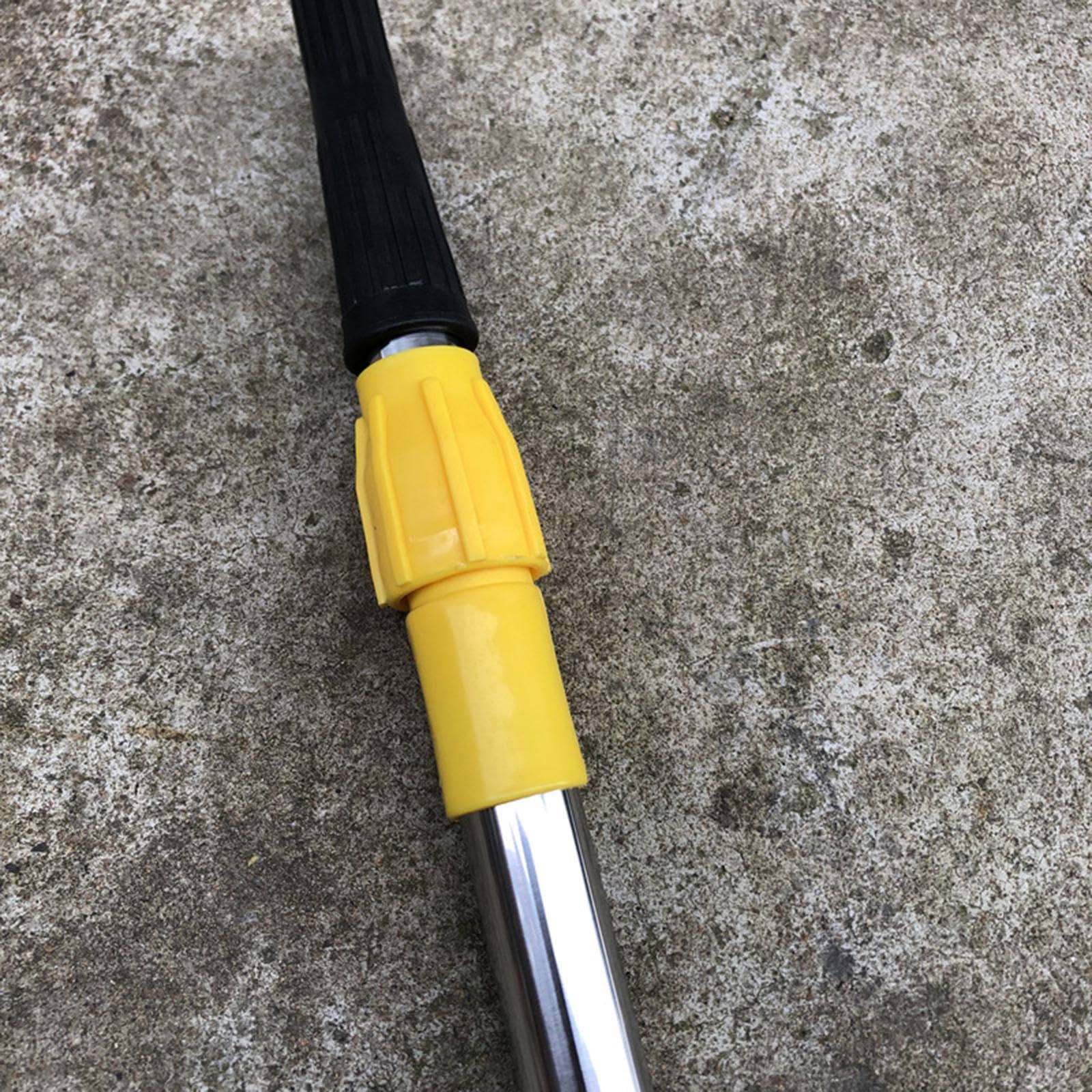 Rastrillo Telescópico Ligero Antideslizante con Mango Resistente Y Longitud Ajustable. Varilla Metálica Retráctil para Rastrillo de Hojas Y Jardín.