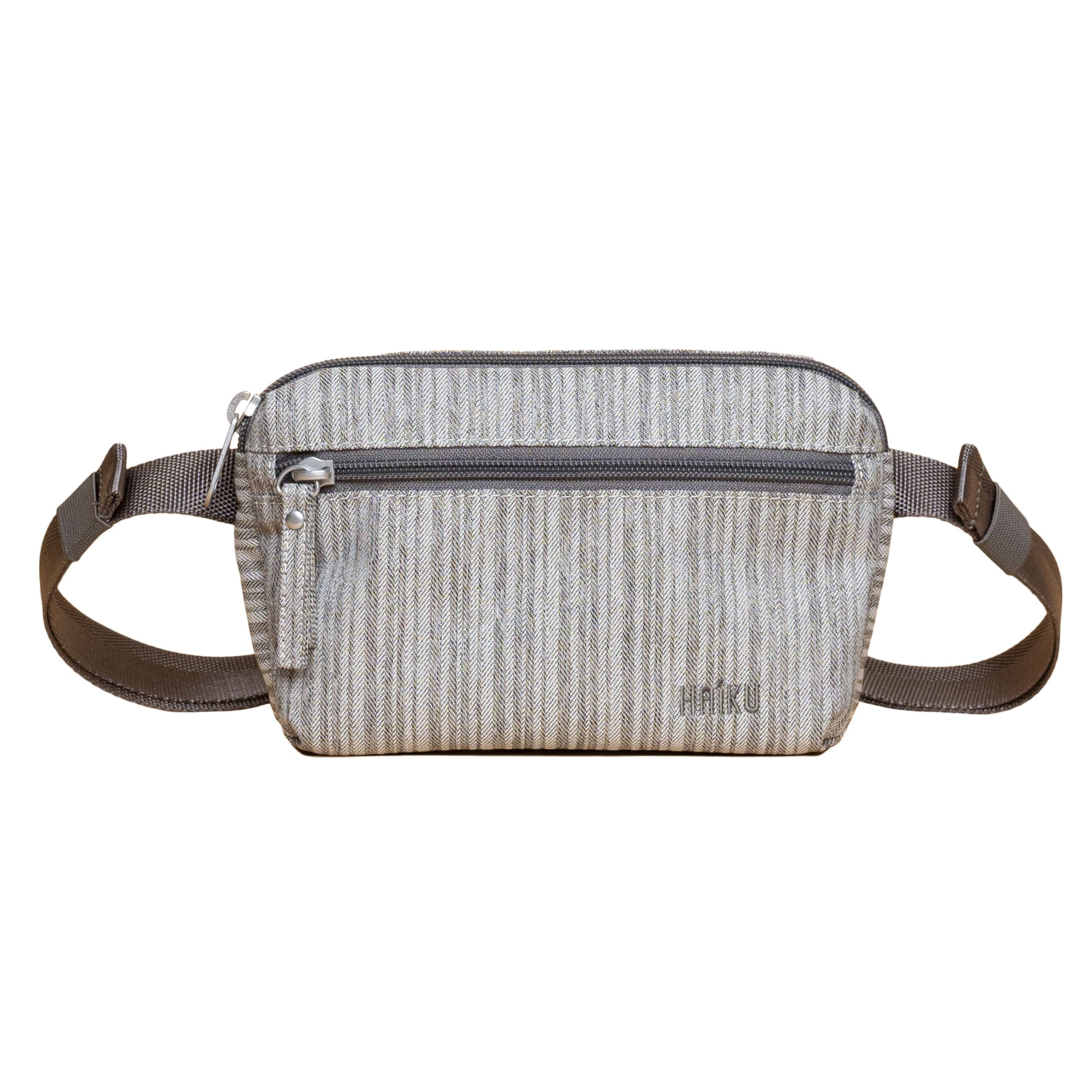 Haiku Hopper | Waist, Hip, Fanny Pack, Belt Bag Purse | with adjustable belt Clip | Gray Poplar