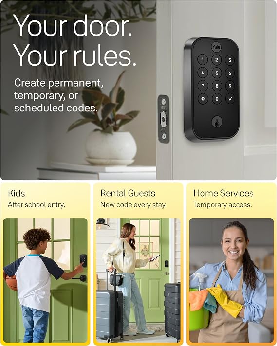 Yale YRD410-WF1-619 Assure Lock 2 with Wi-Fi Smart, Satin Nickel