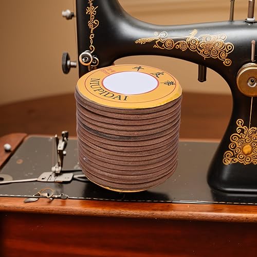 Miniatura 3 de Máquina de coser Cinturón de cuero Máquina de coser Cinturón de cuero de vaca multifunción Cinturón de piel de vaca Treadle Cinturón de máquina de