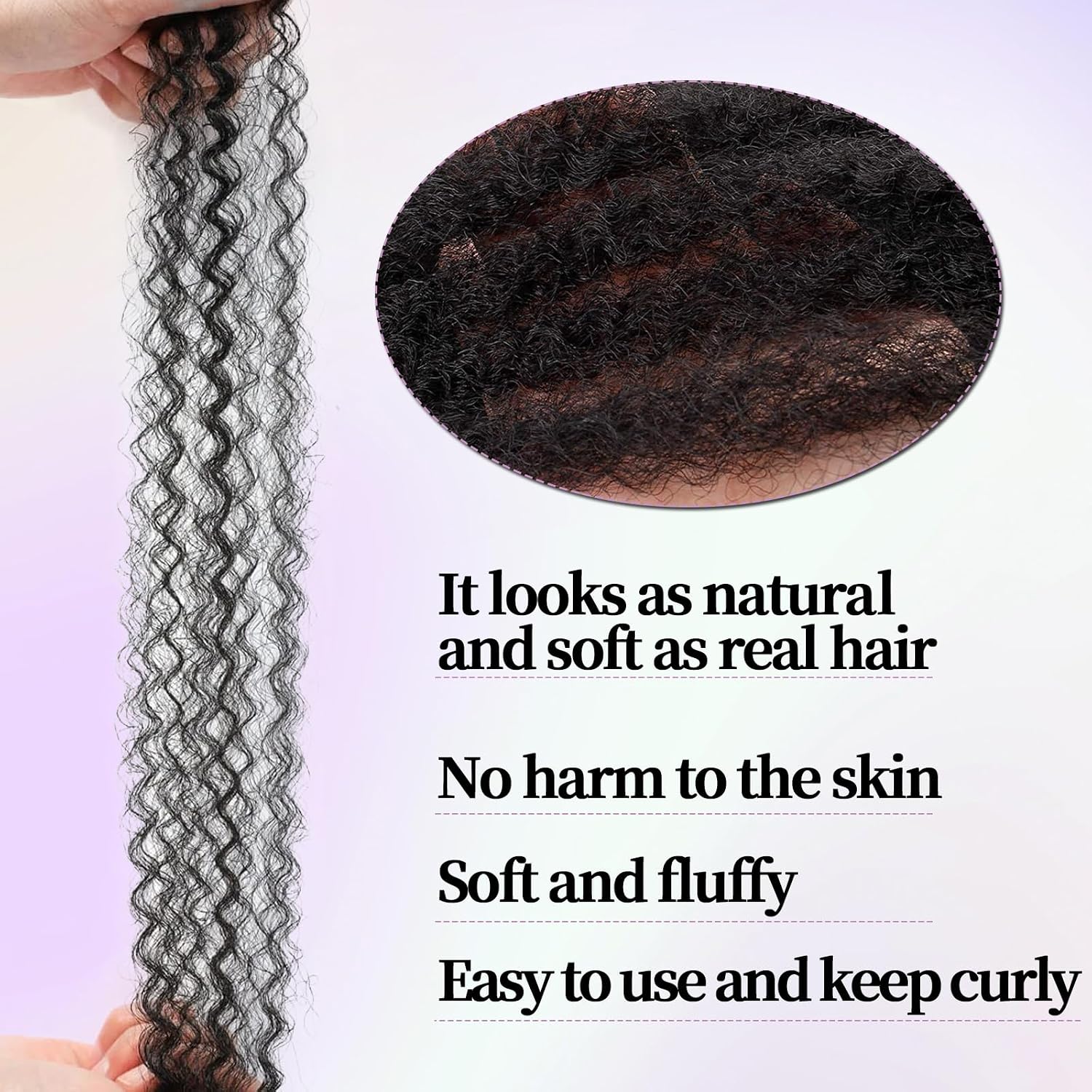 Marley Twist Warkocze Afro Kinky Curly Cuban Twist Warkocze Marley Twists Warkocze Crochet Warkocze Synthetic Senegalese Twists Warkocze do przedłużania włosów dla kobiet 1b 45 7 cm 3