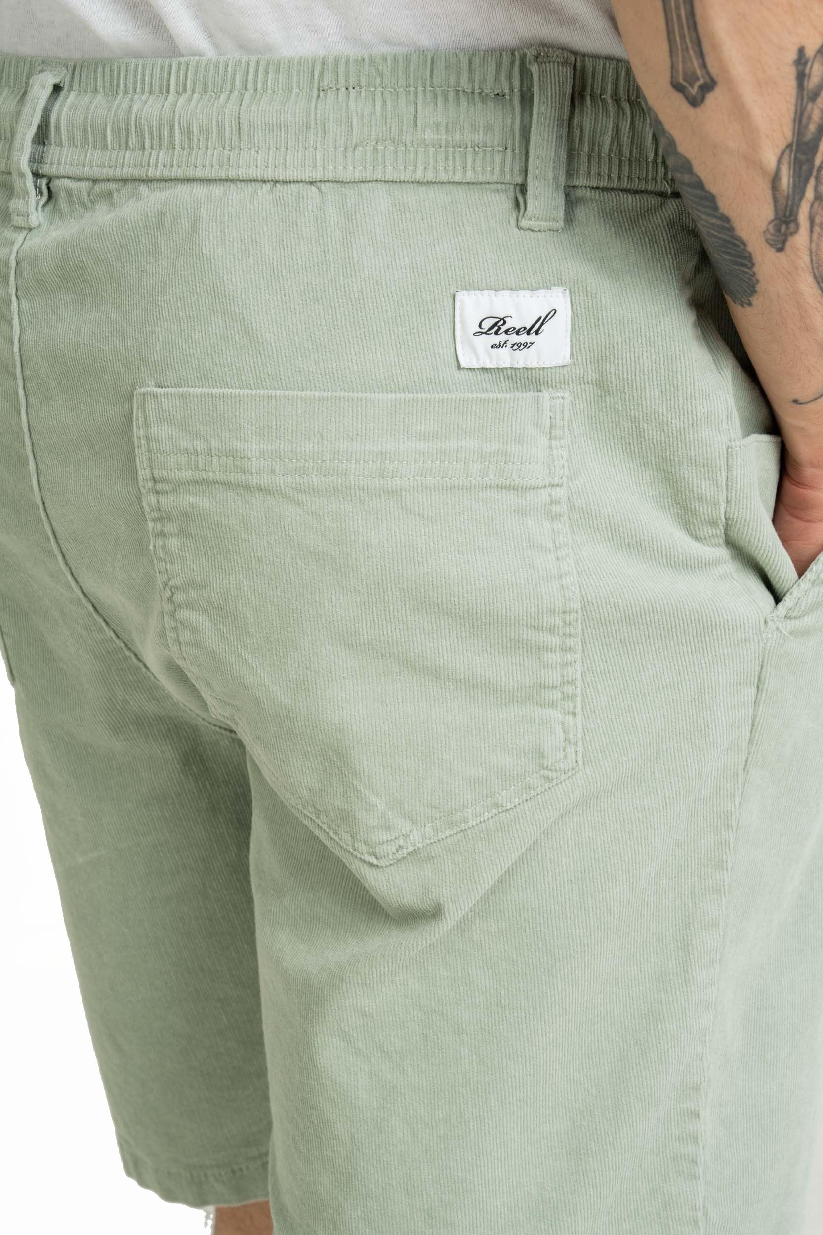 Reell Reflex Easy Short, Sznurek niemowlęcy Aqua Grey, XS
