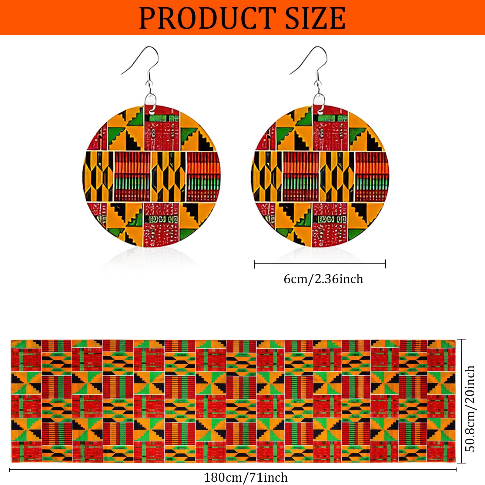 Faldas africanas para mujer, 3 piezas, maxi, casual, Dashiki, falda tradicional, cintura alta, disfraz de Ankara, bohemio, bufanda elástica