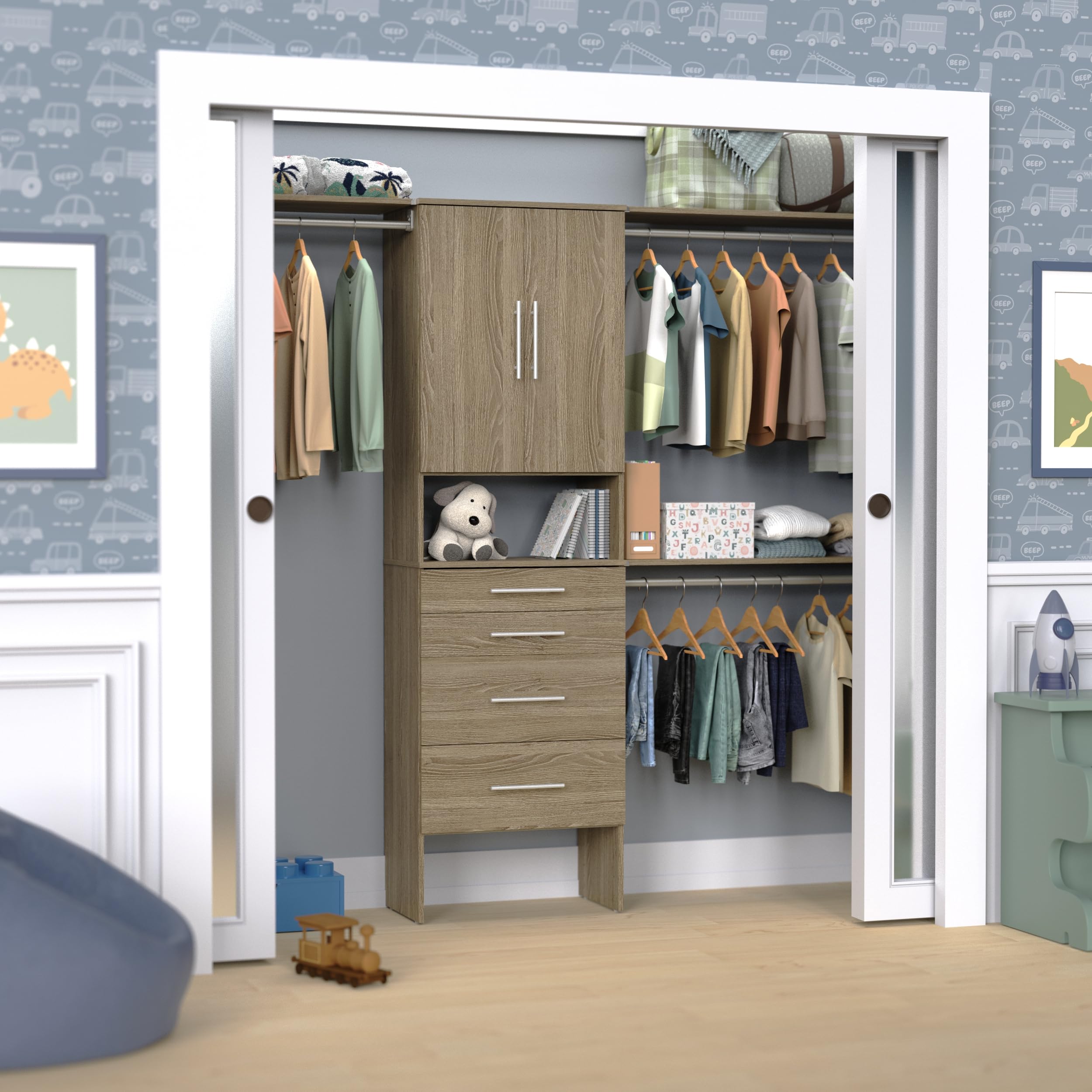 Amazon.com: ClosetMaid 1936340 SuiteSymphony Modern 25-Inch Closet