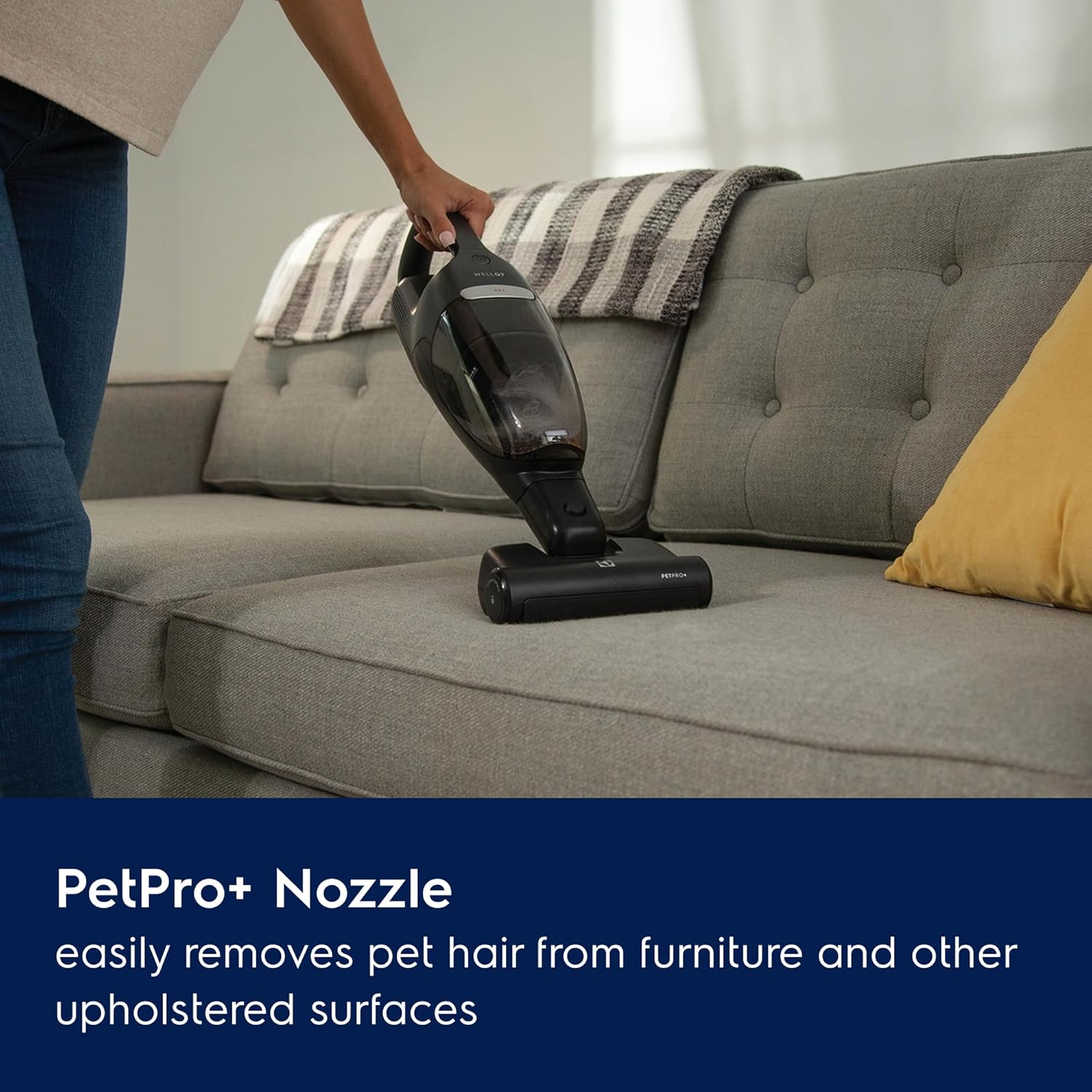Electrolux WellQ7 Pet Cordless 2-in-1 Vacuum Cleaner with Motorized PetPro+ Nozzle for Easy Pet Hair Removal, 50-Minute Run Time, 2 Power Modes, Shale Gray - Image 7