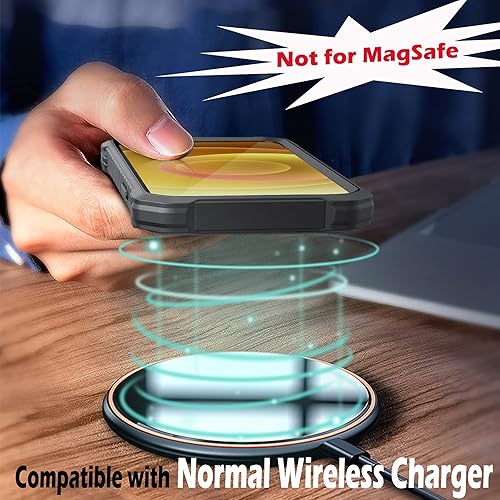 Miniatura 6 de FITO - Funda protectora de doble capa a prueba de golpes y cuerpo completo con protector de pantalla, soporte integrado