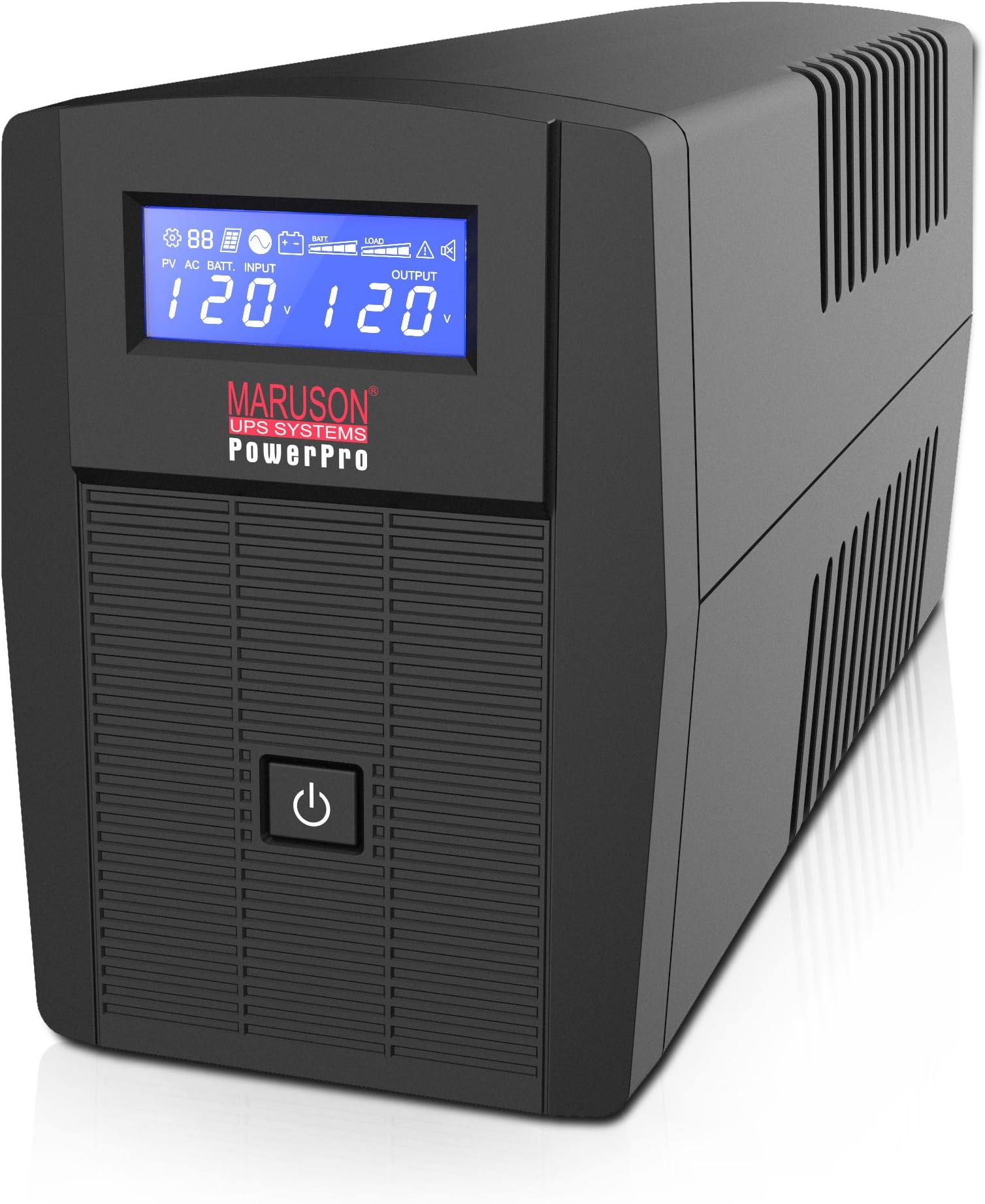 2000VA UPS, AVR, 735J Surge Protection, 8 Outlets, Line Interactive Uninterruptible Power Supply Battery Backup System, TUV Certified, 2000VA/1200W, PRO-2000LCD
