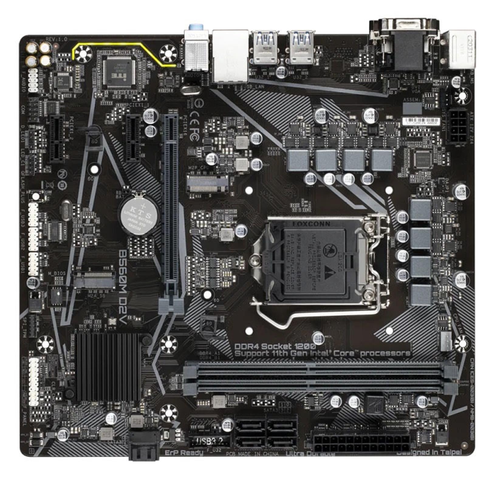 scheda madre Fit For GIGABYTE B560M D2V con VRM