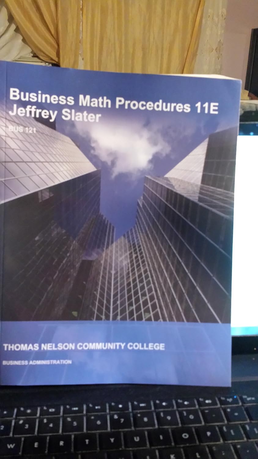 Practical Business Math Procedures by Jeffrey Slater (20140801