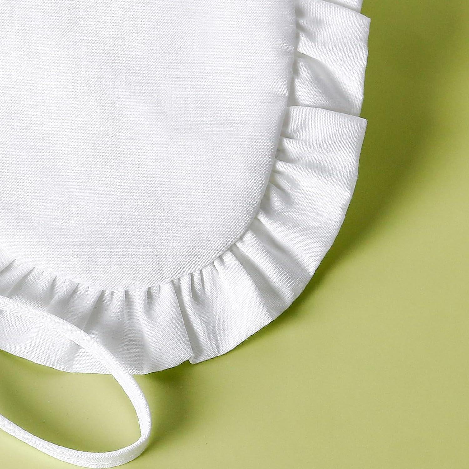 Detachable Collar with Ruffled for School Uniform and Daily Wear Accessory Collar Cotton