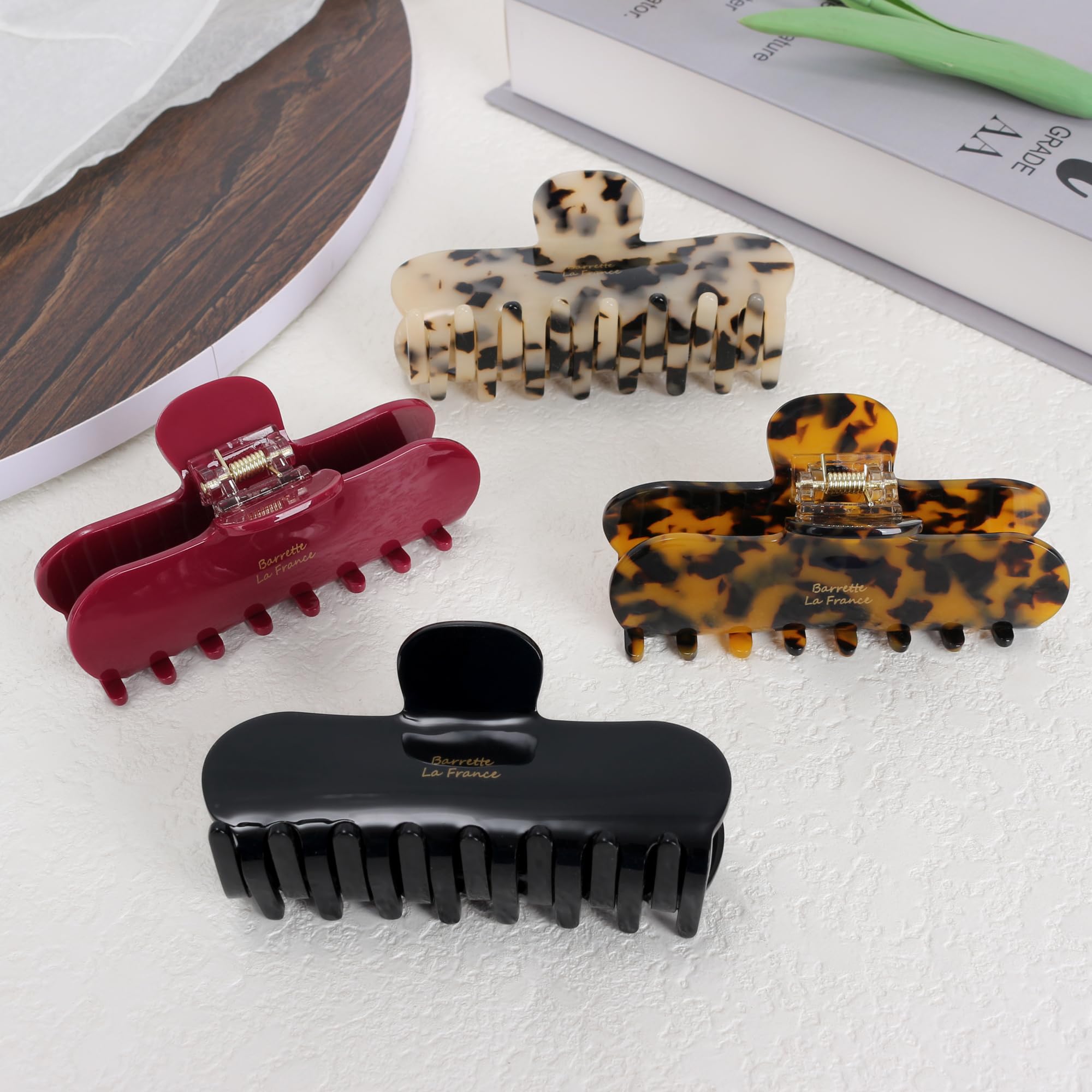 Amazon.com : Claw Clips for Thick Hair - 4 Inch Hair Clips  display picture 3