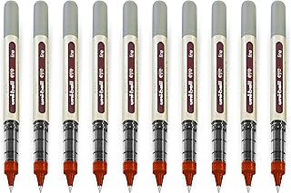 uni-ball EYE UB-157 - Bolígrafo de punta redonda (0,7 mm, 10 unidades), color rojo