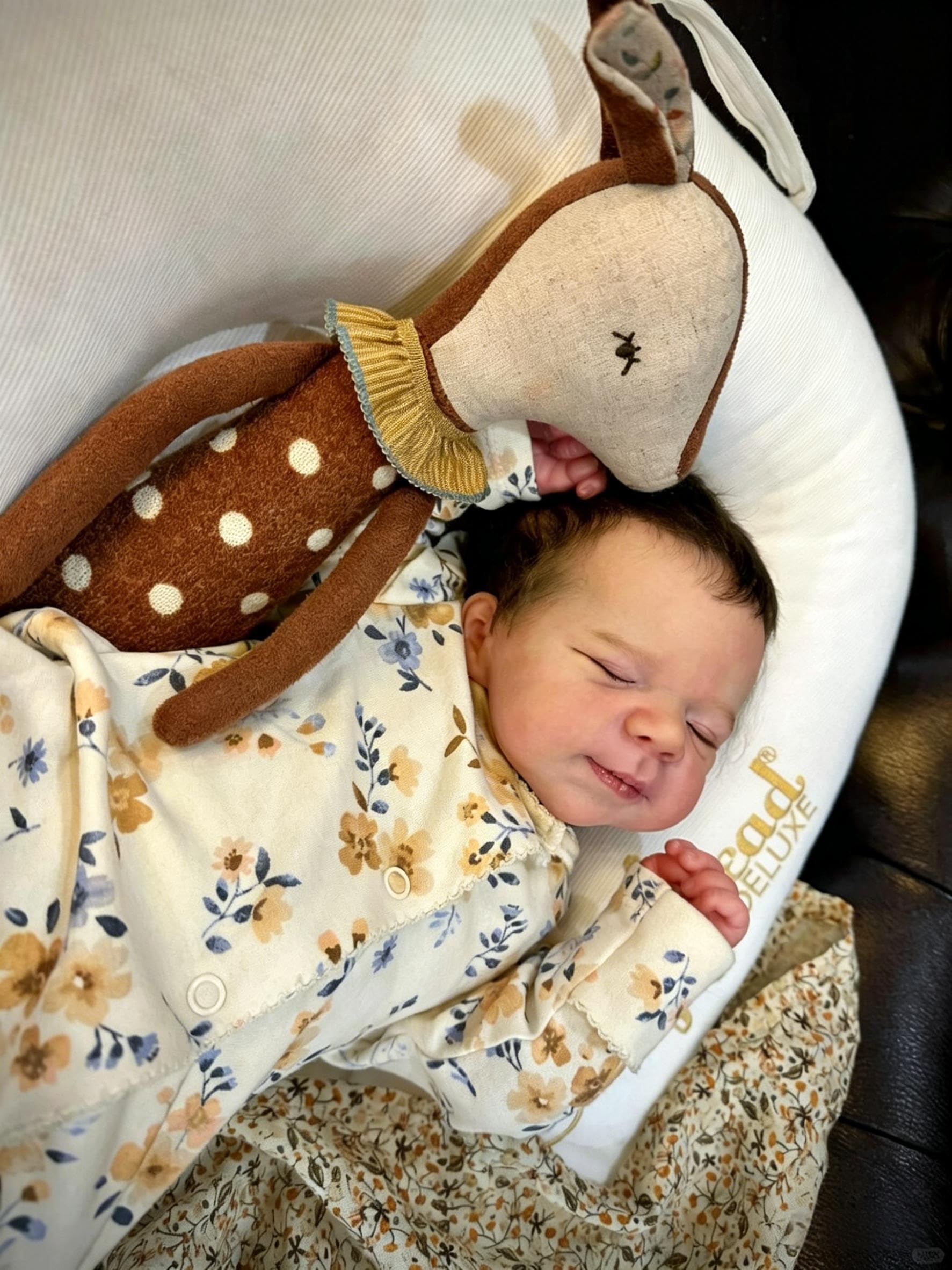 RXDOLL Reborn Baby Dolls silikonowe całe ciało, realistyczna dziewczyna, 45 cm, anatomicznie poprawna, wodoodporna, w pełni silikonowa, realistyczna lalka bobas, dziewczyna, która wygląda jak