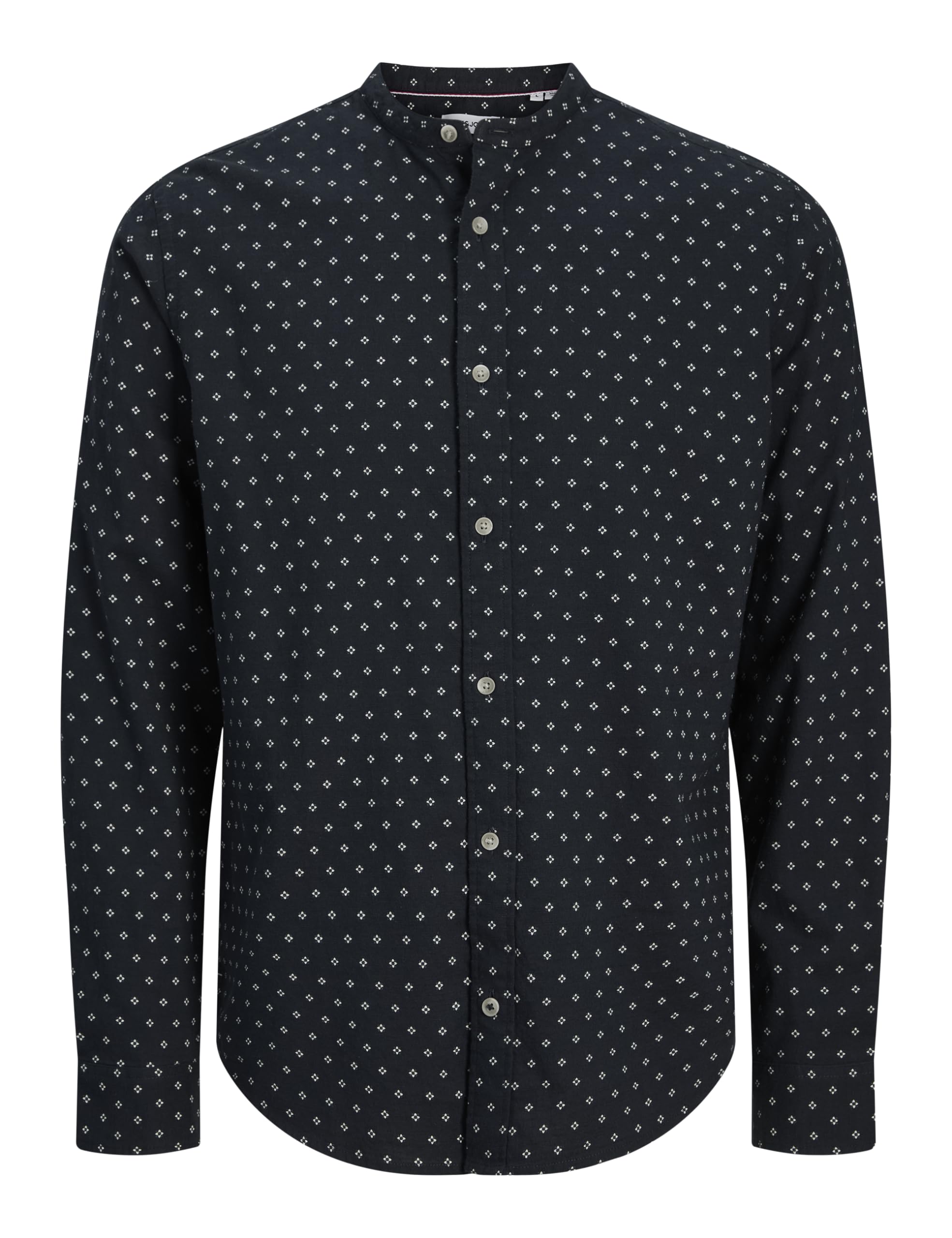 Jjpierre Slub AOP Band Shirt Ls