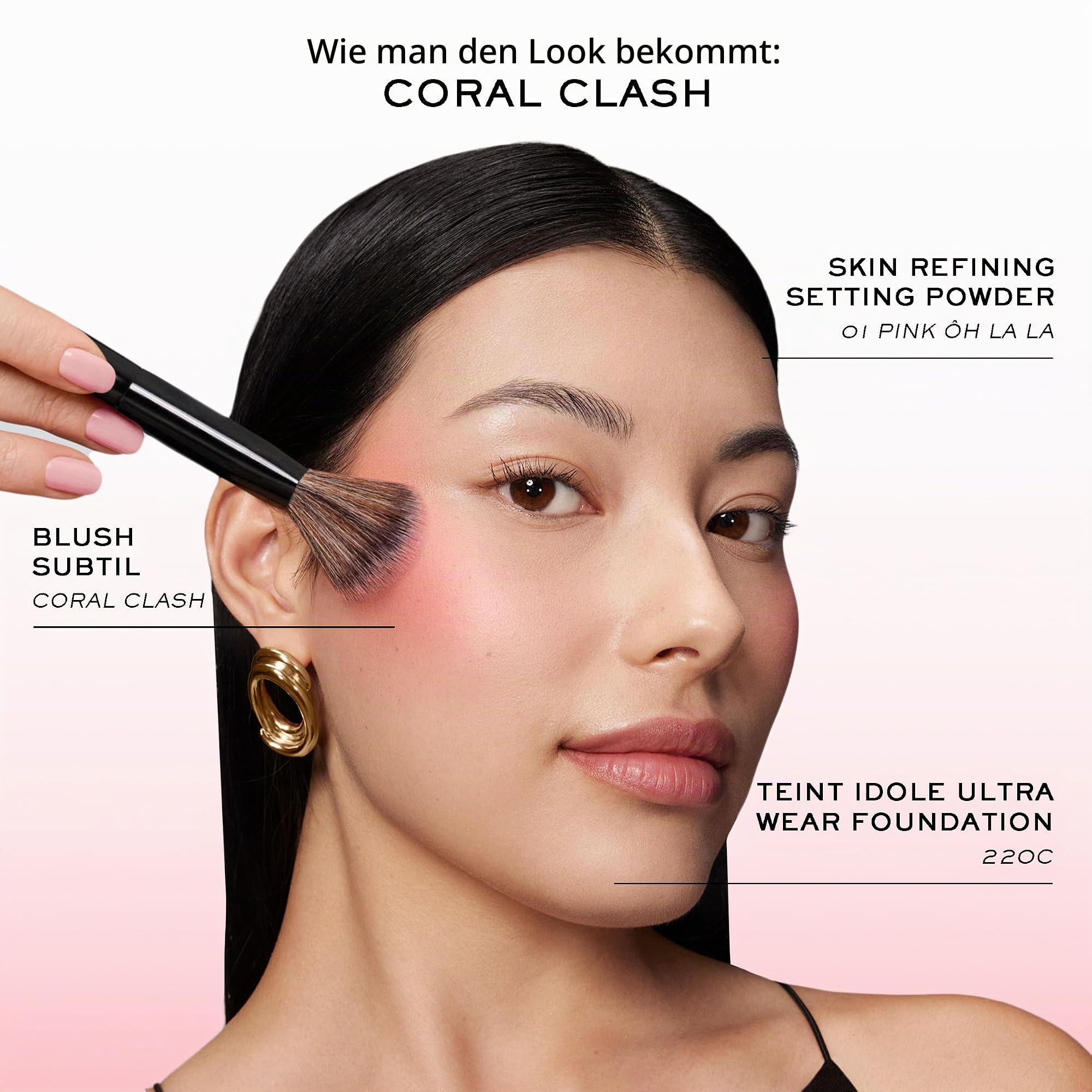 Lancôme Blush Subtil Keep Coral Clash 700, Puder-Rouge, 5,1g