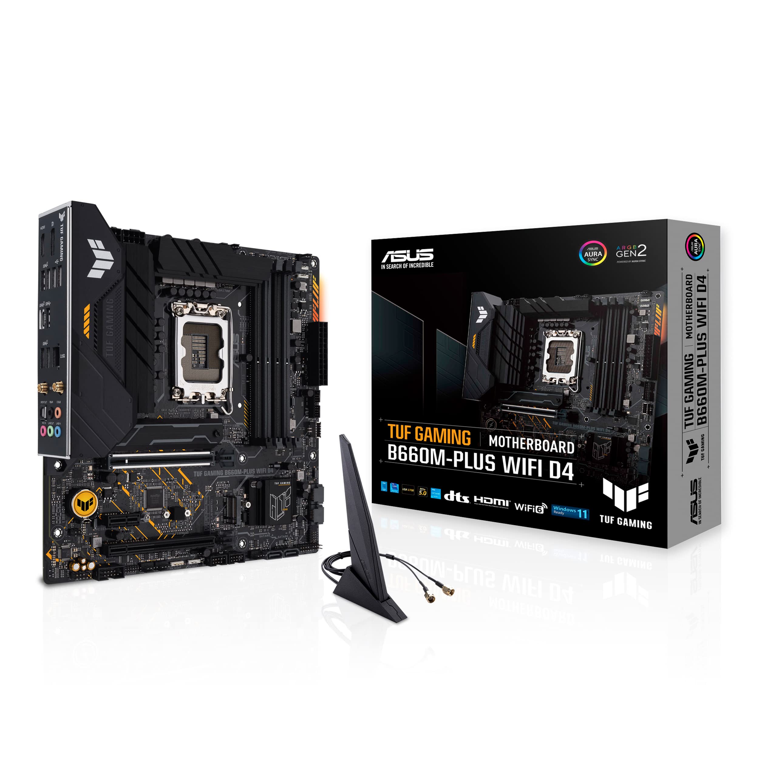 Amazon.com: ASUS TUF GAMING B660M-PLUS WIFI D4 Intel LGA 1700 mATX 