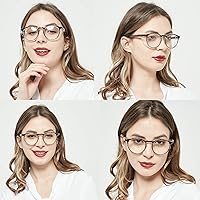 Vista 3 de willochra Paquete de 2 gafas de seguridad antivaho con protección lateral, bloqueo de luz azul, cómodas gafas de laboratorio transparentes