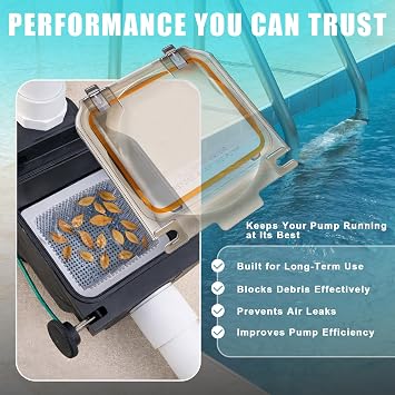 Podoy SPX1600D Pool Pump Strainer Cover Lid Compatible with Hayward Pump