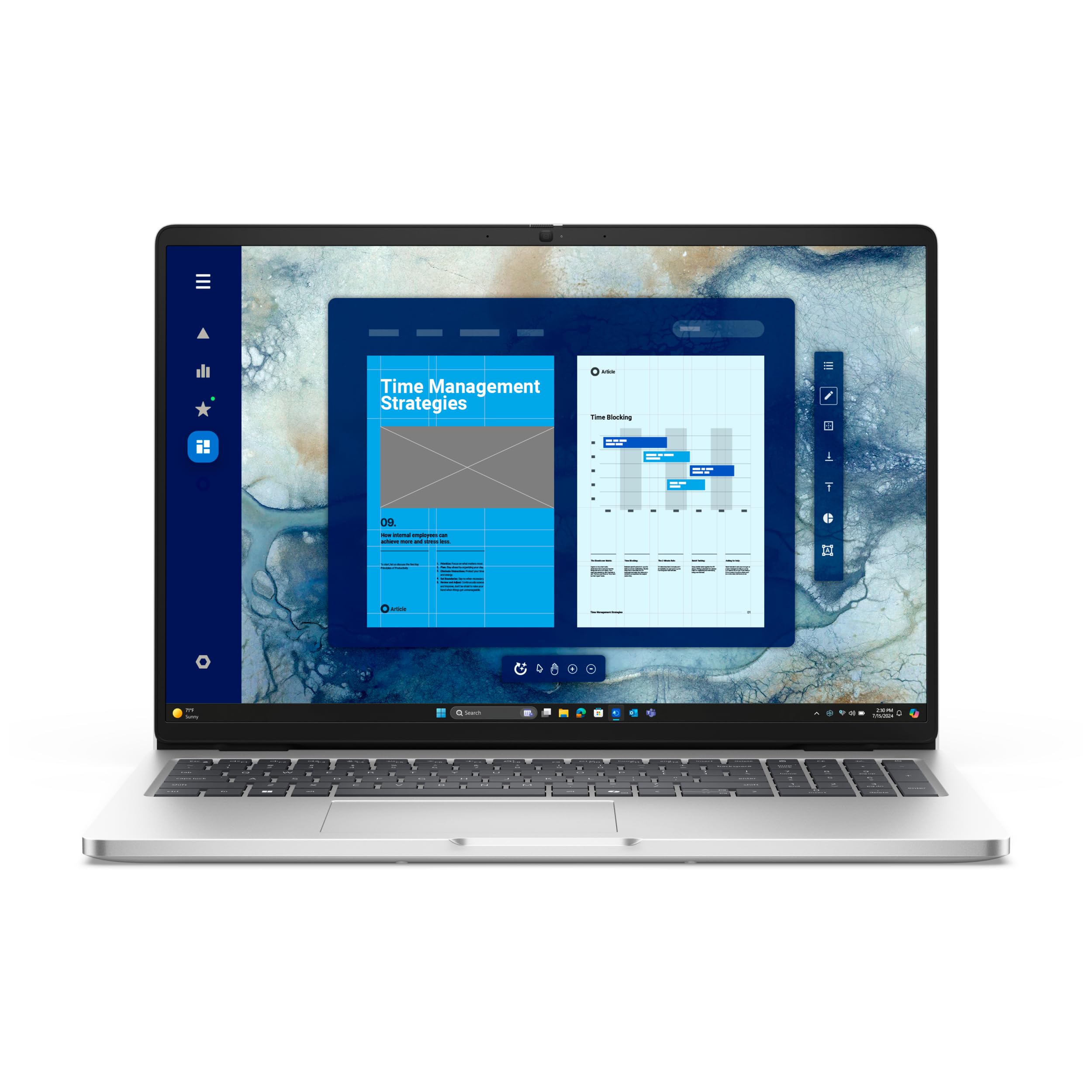 Dell Pro PC16250, 40,6 cm (16"), FHD+, Core Ultra 5 235U, 16 Go de RAM, SSD 512 Go, Win11 Pro