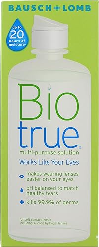 Miniatura 2 de Biotrue, solución multiusos para lentes de contacto suaves, 10 onzas líquidas (paquete de 2)