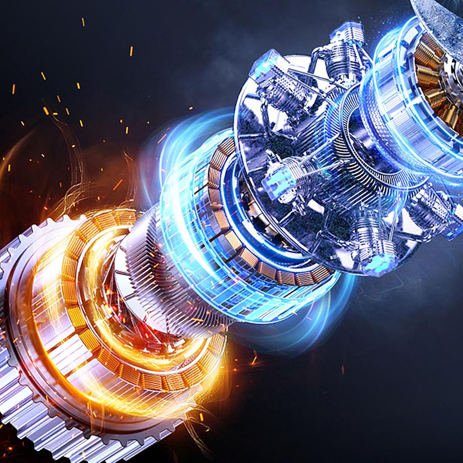 Portable Desk Fan - Rechargeable Quiet Air Conditioner,Tabletop Cooling Bedside Fan,for Home Bedroom Living Room Office School Outdoor Travel Camping Fishing Picnic Summer