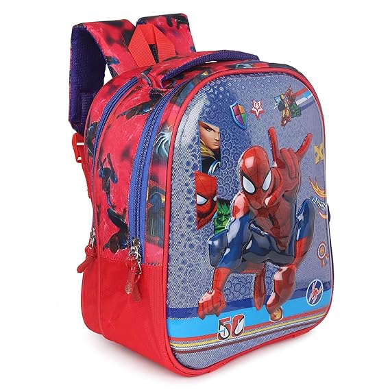 STYLBASE 3D embossed school backpack Red class up to 4th age 4-8 years((Multicolor))