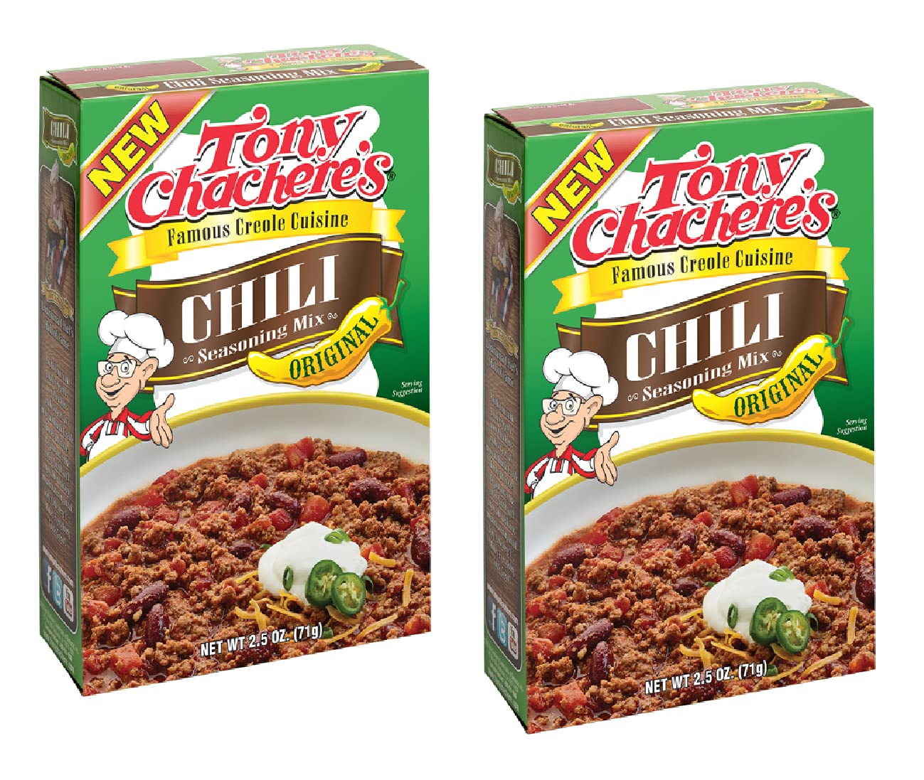 Chili Seasoning Mix - Original (2 pack) - 2.5oz Each