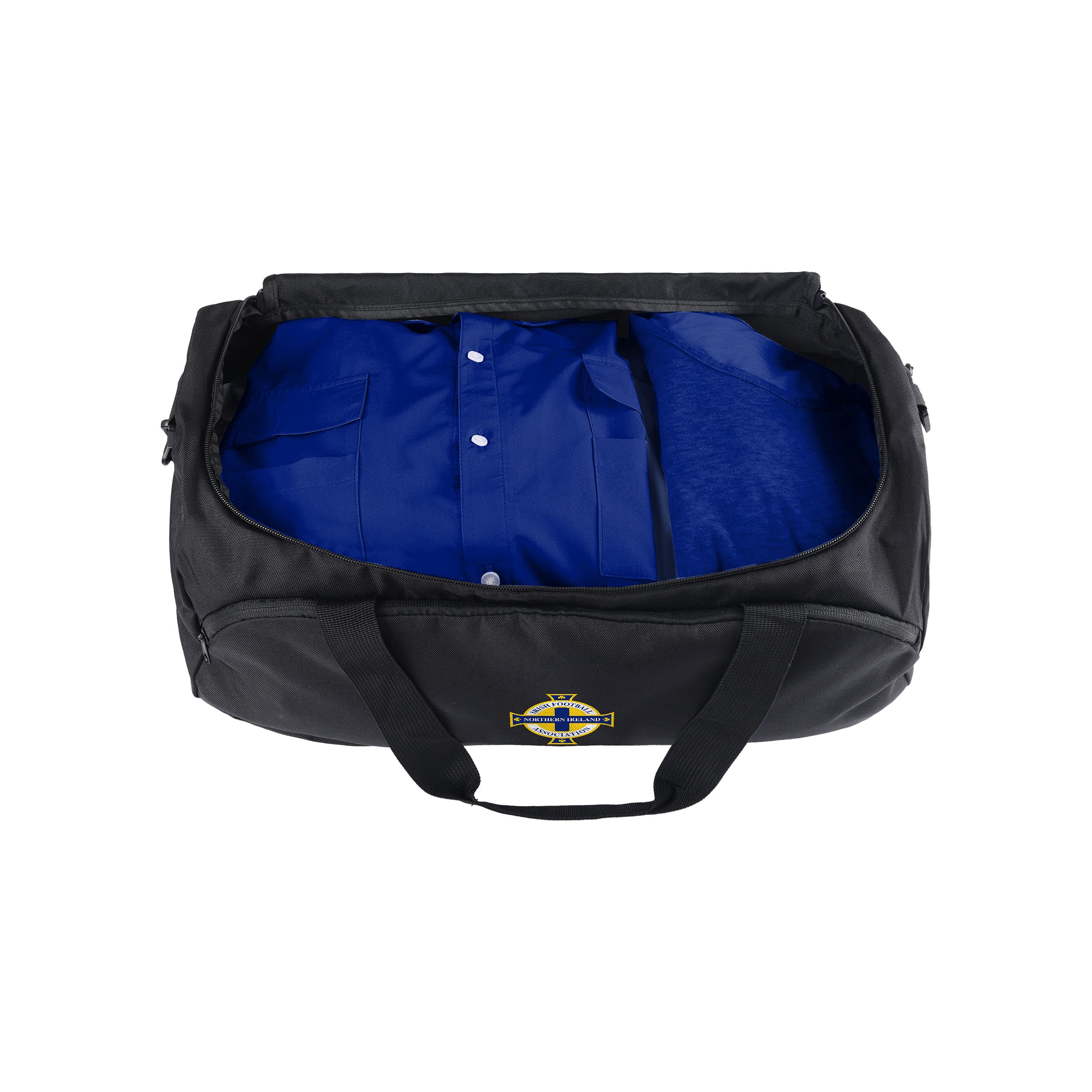 FOCO World Cup Euros Football Northern Ireland Fan Recycled Black Duffle Bag - Image 3