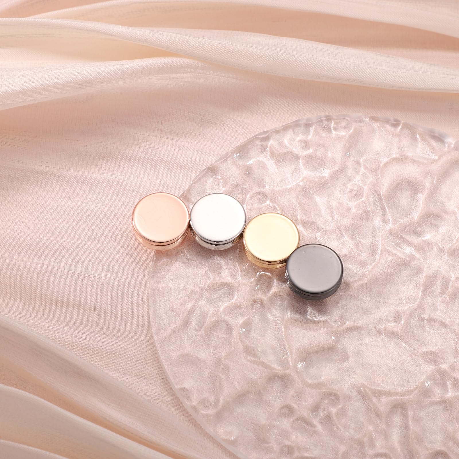 18pz Spille Magnetiche per Hijab, Senza Spille Colorate